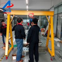 艾銳森工廠車間移動式龍門吊簡易門式龍門吊1-5T非標(biāo)定制